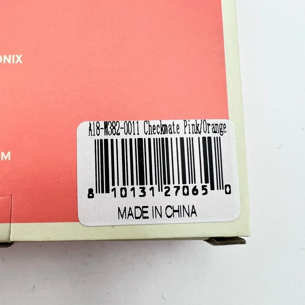 Sonix MagSafe iPhone 15 14 13 Case Pink Orange Warped Checkerboard Checkmate NEW